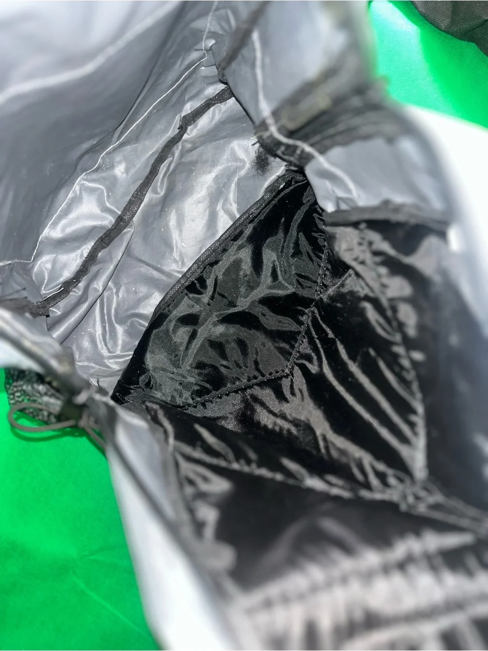 Silver 17inch Backpack for kids